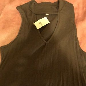 olive green Rue21 dress, great for cookouts!